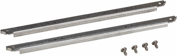 Fibox Electrical Enclosure DIN Rail Frame: Use with ARCA IEC, Aluminum - SBK ARCA 80