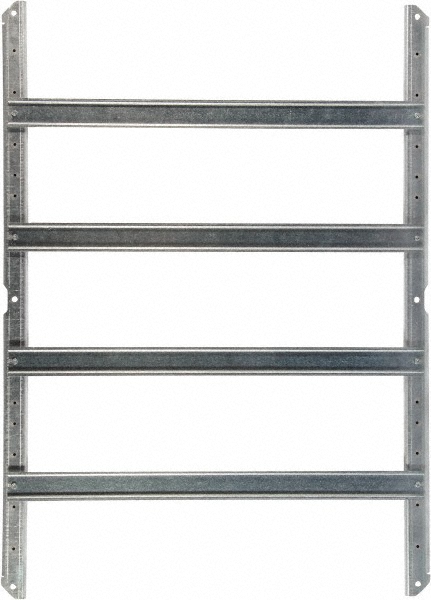 Fibox Electrical Enclosure DIN Rail Frame: Use with ARCA IEC, Aluminum - SBK ARCA 80