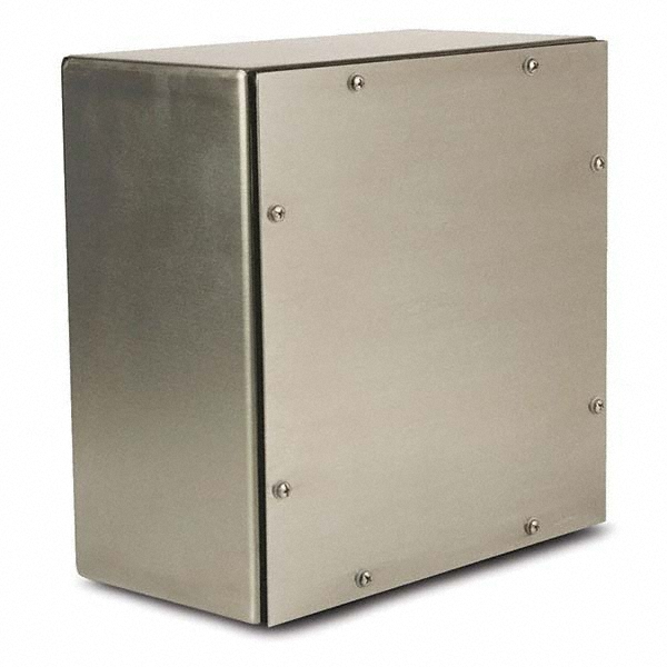 Wiegmann Junction Box Electrical Enclosure: Stainless Steel, NEMA 4X - T121260CHSS