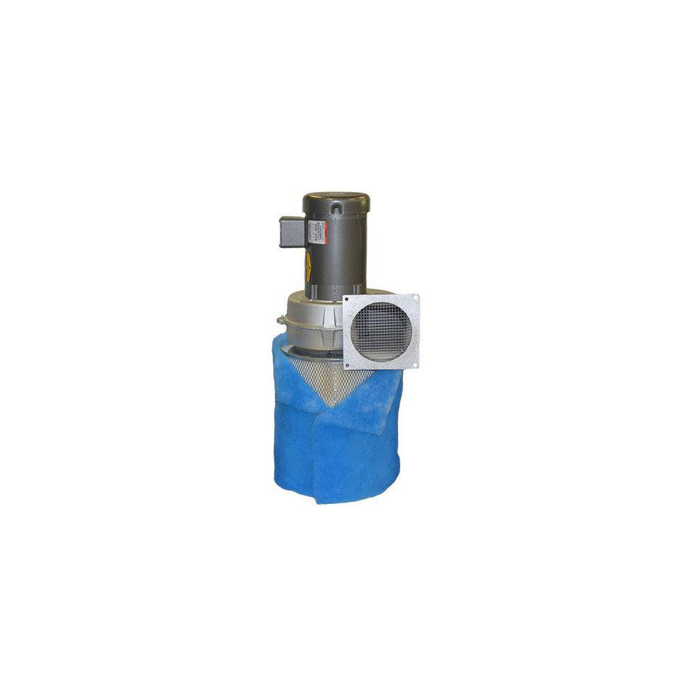 Electra-Kool 1 Phase, 6/3.7 to 3 Amp, 455 CFM, 3,450 RPM, 200 Cubic Ft. Filtered Enclosure Blower - 15190