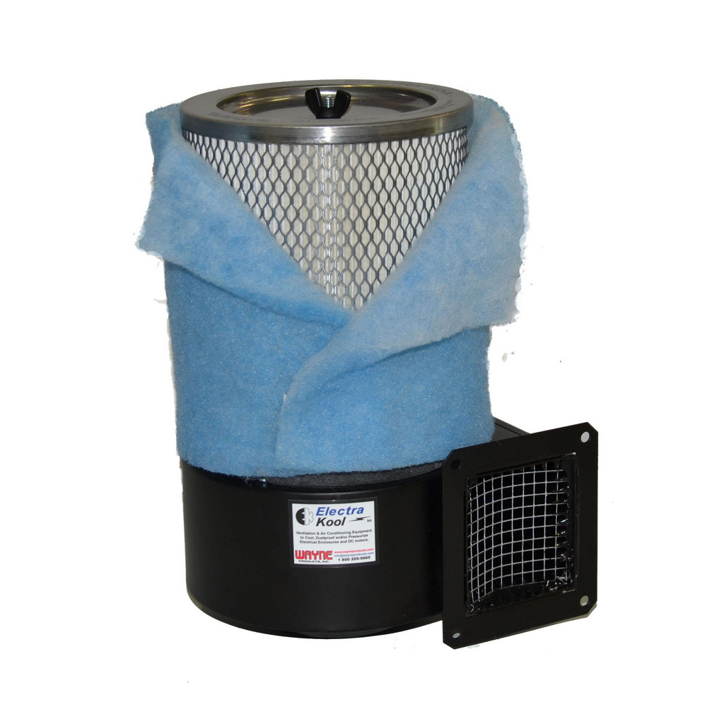 Electra-Kool 1 Phase, 6/3.7 to 3 Amp, 455 CFM, 3,450 RPM, 200 Cubic Ft. Filtered Enclosure Blower - 15190