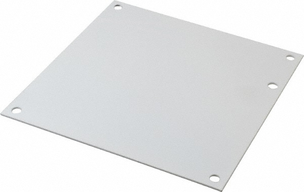 Cooper B-Line 6-1/4" OAW x 6-1/4" OAH Powder Coat Finish Electrical Enclosure Nonperforated Panel - 78205137723
