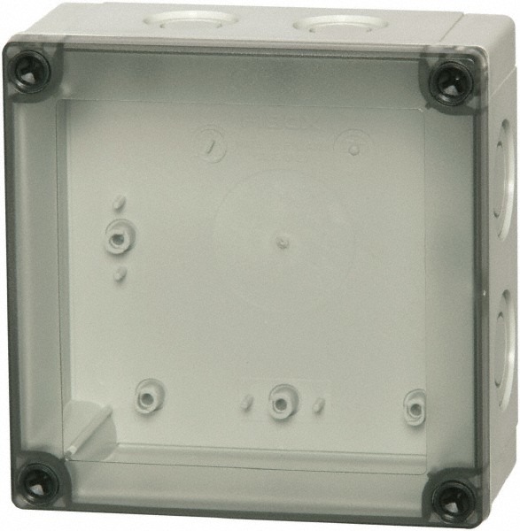 Fibox Standard Electrical Enclosure: Polycarbonate, NEMA 1, 12, 13, 4, 4X & 6 - ULPCM175/75T