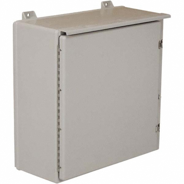Wiegmann Standard Electrical Enclosure: Fiberglass, NEMA 3R - HW-N3R242410CH