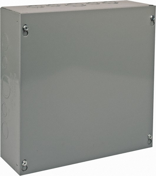 Cooper B-Line Junction Box Electrical Enclosure: Steel, NEMA 3R - 12126 RHC