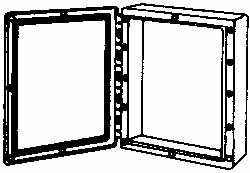 Thomas & Betts Standard Electrical Enclosure: Thermoplastic, NEMA 1, 12, 2, 3, 3S, 3SX, 3X, 4 & 4X - C2016C4