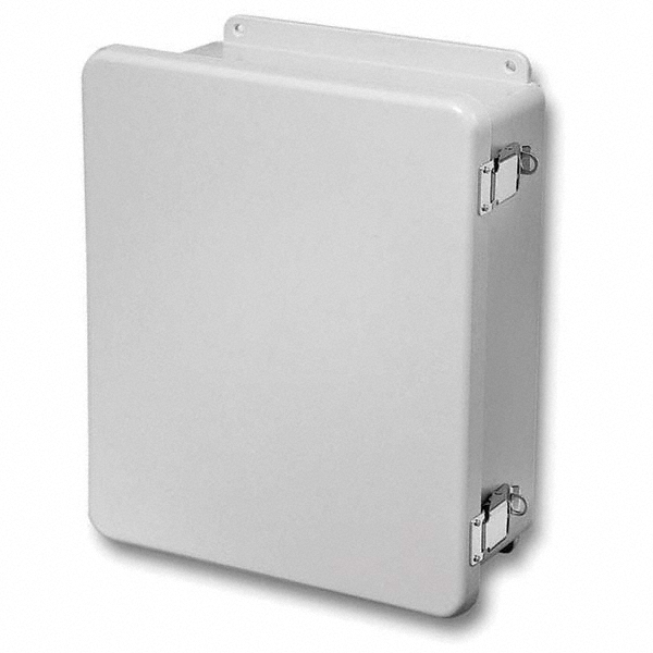 Wiegmann Standard Electrical Enclosure: Fiberglass, NEMA 4X - HW-161408CHQR