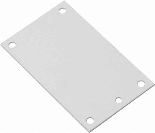 nVent Hoffman 8-1/4" OAW x 10-1/4" OAH Powder Coat Finish Electrical Enclosure Perforated Panel - A12N10PP