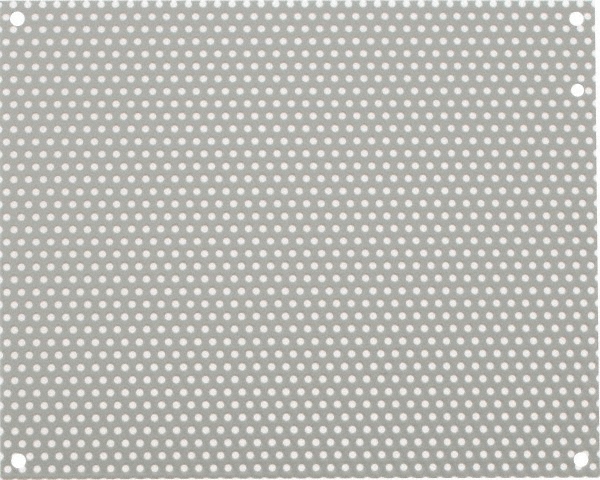 nVent Hoffman 8-1/4" OAW x 10-1/4" OAH Powder Coat Finish Electrical Enclosure Perforated Panel - A12N10PP