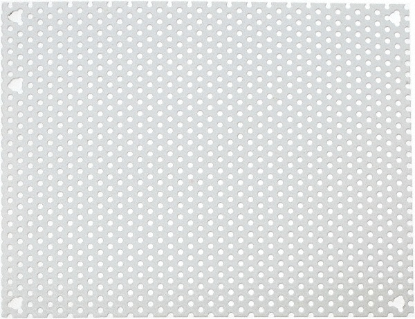 nVent Hoffman 8-1/4" OAW x 10-1/4" OAH Powder Coat Finish Electrical Enclosure Perforated Panel - A12N10PP