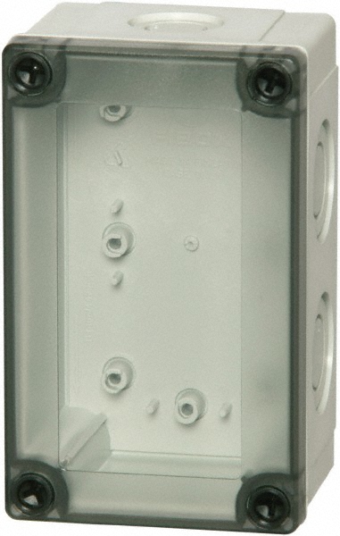 Fibox Standard Electrical Enclosure: Polycarbonate, NEMA 1, 12, 13, 4, 4X & 6 - ULPCM200/100XT
