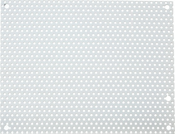 Cooper B-Line 4-7/8" OAW x 6-7/8" OAH Powder Coat Finish Electrical Enclosure Perforated Panel - 11698959