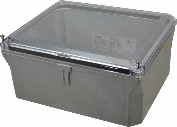 Thomas & Betts Standard Electrical Enclosure: Polycarbonate, NEMA 1, 12, 2, 3, 3S, 3SX, 3X, 4 & 4X - NC1084