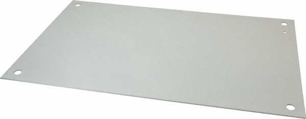 Cooper B-Line 13" OAW x 21" OAH Powder Coat Finish Electrical Enclosure Nonperforated Panel - 78205170328
