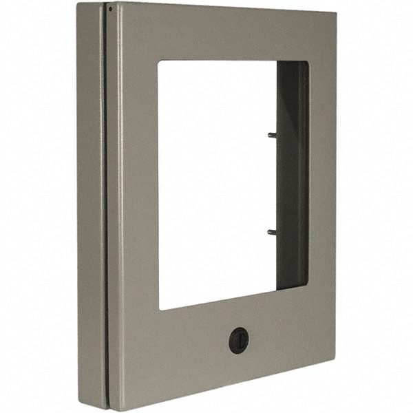 Wiegmann Electrical Enclosure Hinged Window Kit: Use with Enclosures, Stainless Steel - WADW231302SS