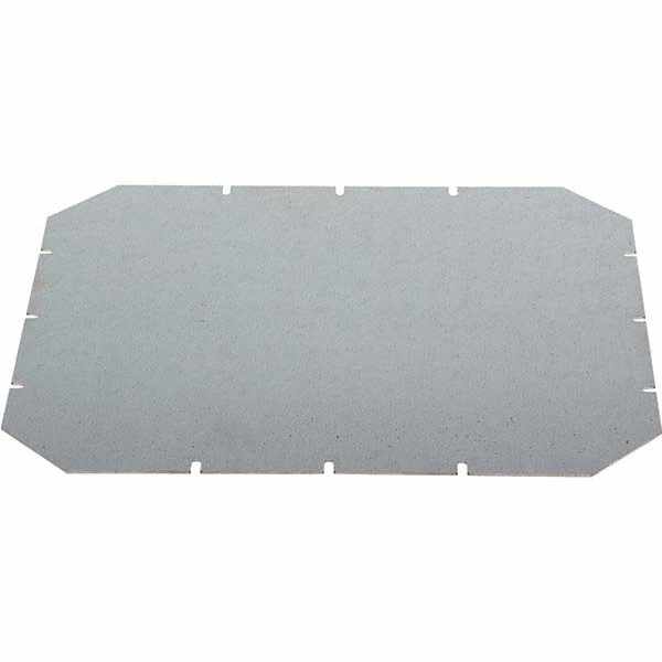 Fibox Electrical Enclosure Back Panel: Use with Fibox TEMPO, Galvanized Steel - MP 3429
