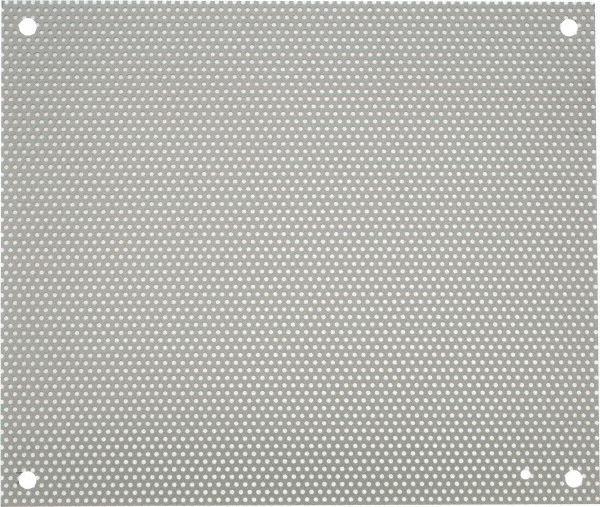Cooper B-Line 14-1/2" OAW x 17" OAH Powder Coat Finish Electrical Enclosure Perforated Panel - 11698995