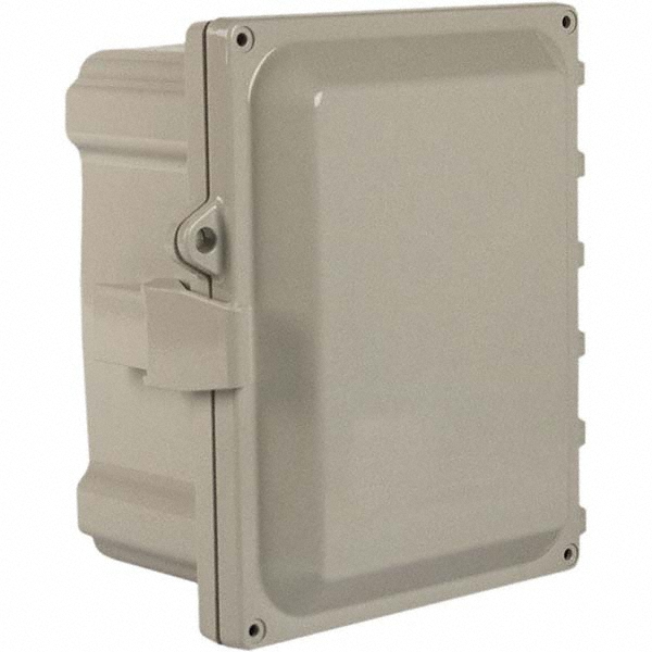 Fibox Standard Electrical Enclosure: Polycarbonate, NEMA 12, 13, 4, 4X, 6 & 6P - AR242410CHSSL