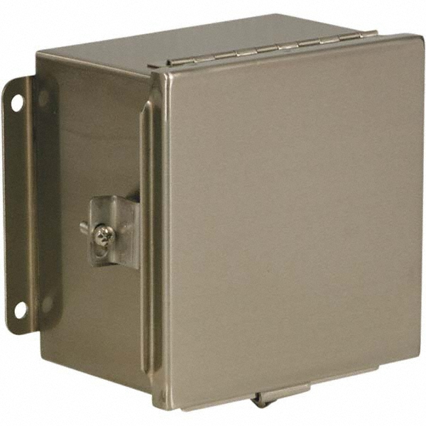 Wiegmann Junction Box Electrical Enclosure: Stainless Steel, NEMA 3R - RSC081206NKSS