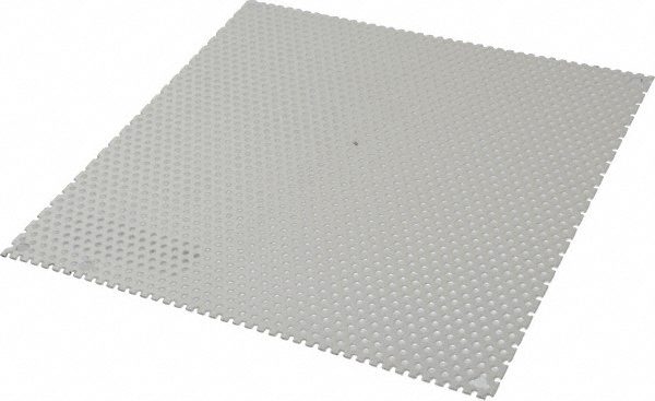 Cooper B-Line 10-1/4" OAW x 10-1/4" OAH Powder Coat Finish Electrical Enclosure Perforated Panel - 11698937