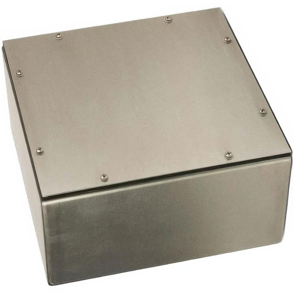 Wiegmann Junction Box Electrical Enclosure: Stainless Steel, NEMA 4X - WA121206GSCSS