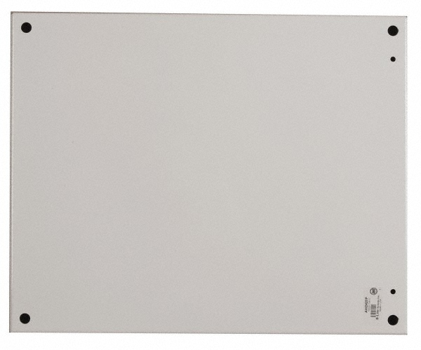Cooper B-Line 13" OAW x 17" OAH Powder Coat Finish Electrical Enclosure Nonperforated Panel - 78205179395