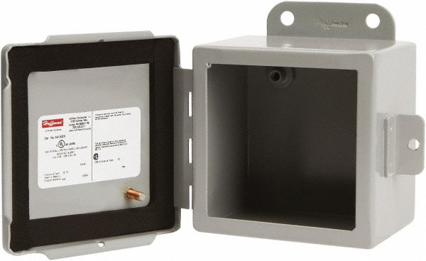 Wiegmann Junction Box Electrical Enclosure: Steel, NEMA 12 - T6618CH