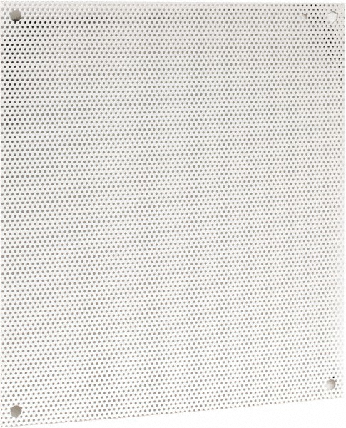 Cooper B-Line 18-1/2" OAW x 21" OAH Powder Coat Finish Electrical Enclosure Perforated Panel - 11699000