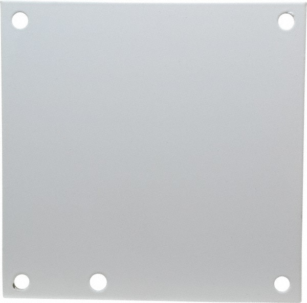 nVent Hoffman 4-1/4" OAW x 4-1/4" OAH Powder Coat Finish Electrical Enclosure Perforated Panel - A6N6PP