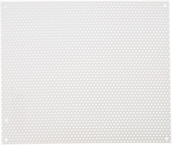 nVent Hoffman 4-1/4" OAW x 4-1/4" OAH Powder Coat Finish Electrical Enclosure Perforated Panel - A6N6PP