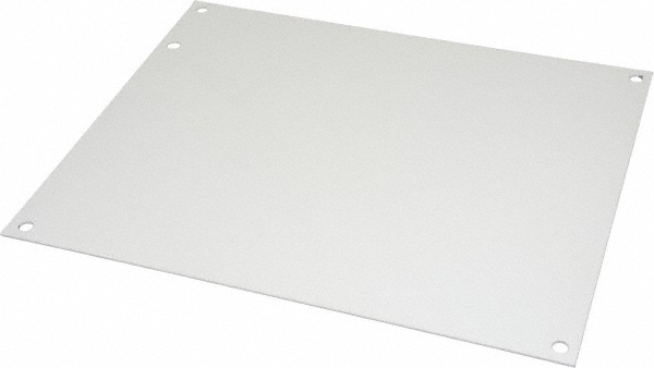 Cooper B-Line 10" OAW x 14" OAH Powder Coat Finish Electrical Enclosure Nonperforated Panel - 78205109259