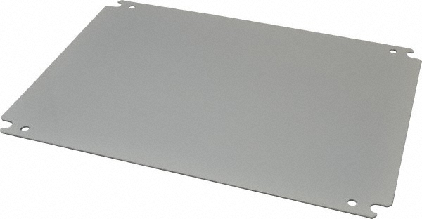 Cooper B-Line 10" OAW x 14" OAH Powder Coat Finish Electrical Enclosure Nonperforated Panel - 78205109259