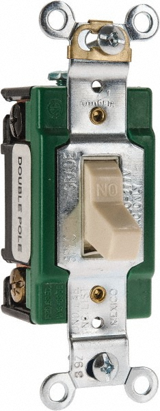 Hubbell Wiring Device-Kellems 3 Pole, 120 to 277 VAC, 30 Amp, Industrial Grade Toggle Three Way Switch - HBL3033I