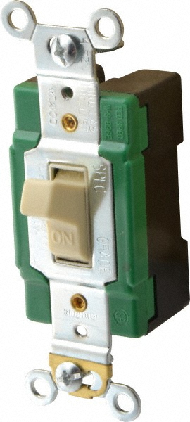 Hubbell Wiring Device-Kellems 3 Pole, 120 to 277 VAC, 30 Amp, Industrial Grade Toggle Three Way Switch - HBL3033I