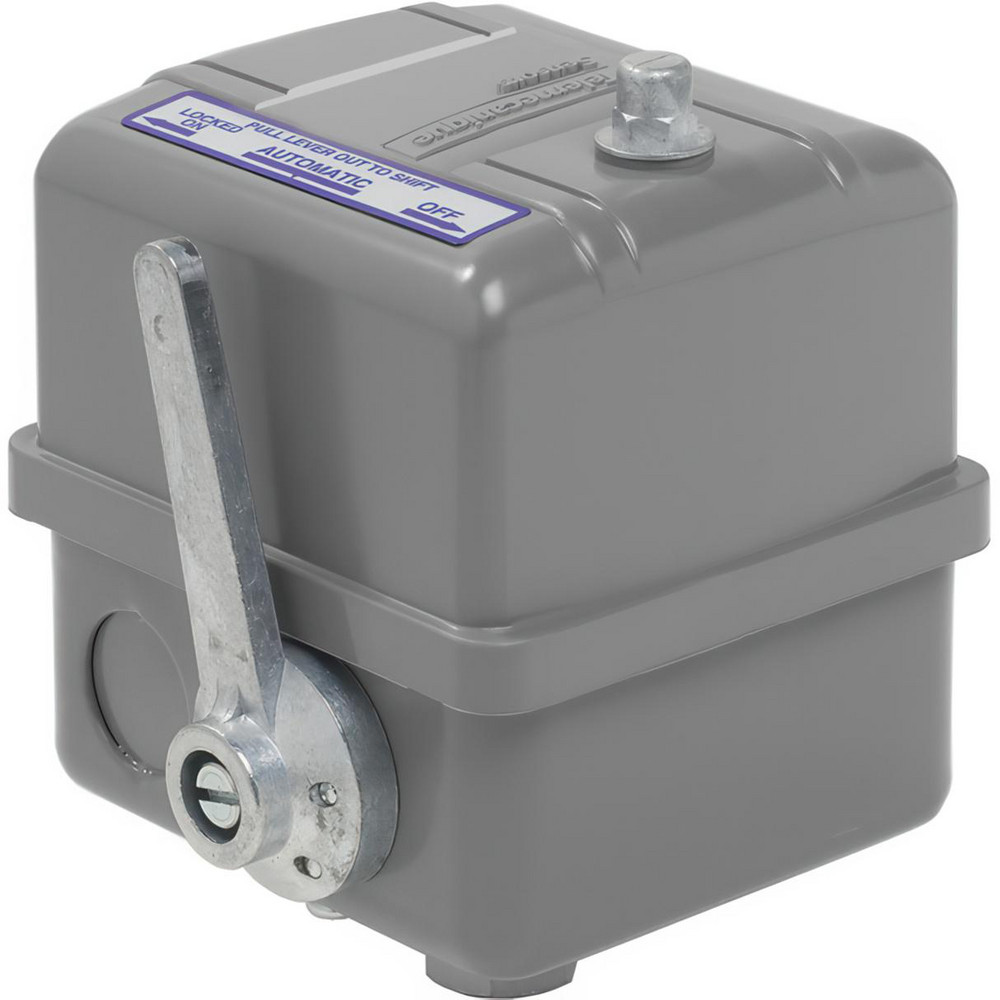 Square D 1 NEMA Rated, DPST, 120 to 150 psi, Electromechanical, Snap Action Pressure and Level Switch - 9013GHG3J57E