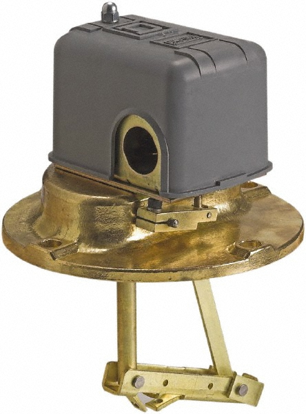 Square D 1 NEMA Rated, DPST, 120 to 150 psi, Electromechanical, Snap Action Pressure and Level Switch - 9013GHG3J57E