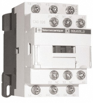 Schneider Electric 5NO, 24 VAC at 50/60 Hz Control Relay - CAD506B7