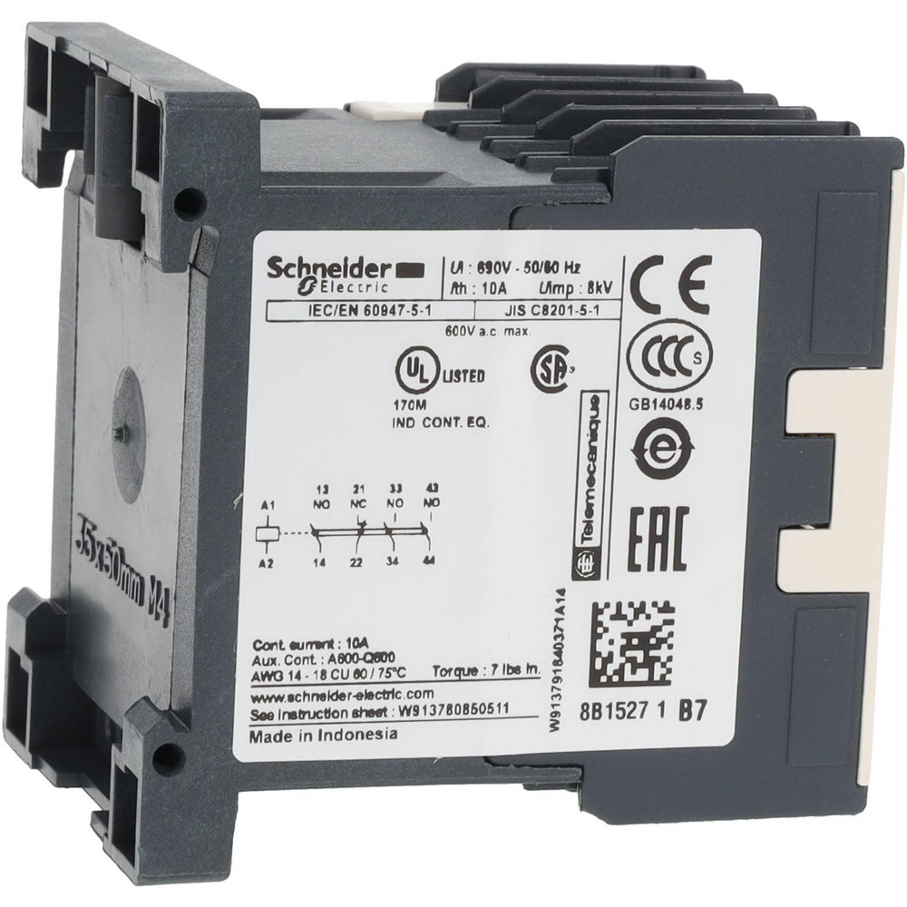 Schneider Electric 3NO/NC, 24 VAC at 50/60 Hz Control Relay - CA2KN31B7