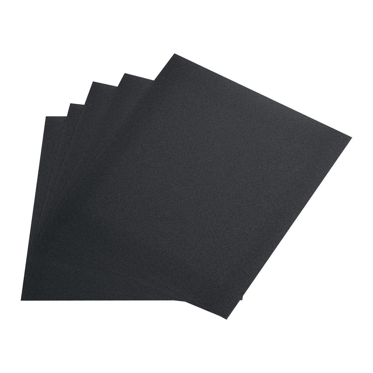 Hoja de lija húmeda/seca de Hercules 9 pulg. x 11 pulg. con grano de óxido de aluminio de 220 gramos, paquete de 5 - 58436