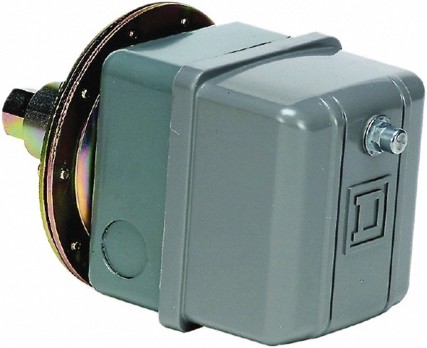 Square D 1 NEMA Rated, 17 inHg to 22 inHg, Electromechanical Pressure and Level Switch - 9016GVG1J11