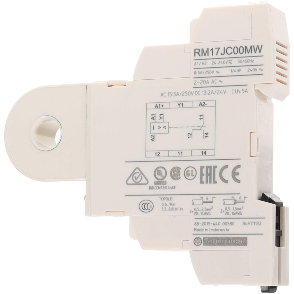 Schneider Electric 24-240 VAC/DC Control Relay - RM17JC00MW