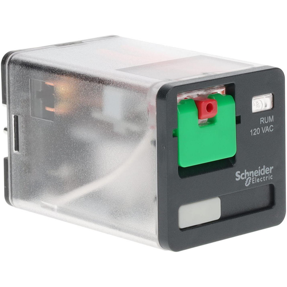 Square D 8 Pins, 1.2 VA Power Rating, Ice Cube Electromechanical Plug-in General Purpose Relay - RXM2AB2B7