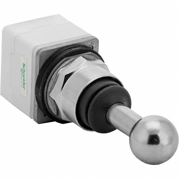 Schneider Electric 5 Position, Multiple Amp Level, 54mm Long, -13 to 158°F, Round Handle, Maintained (MA) Joystick Controller Switch - XD5PA14
