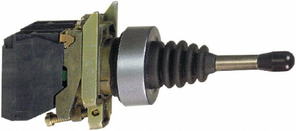 Schneider Electric 5 Position, Multiple Amp Level, 54mm Long, -13 to 158°F, Round Handle, Maintained (MA) Joystick Controller Switch - XD5PA14
