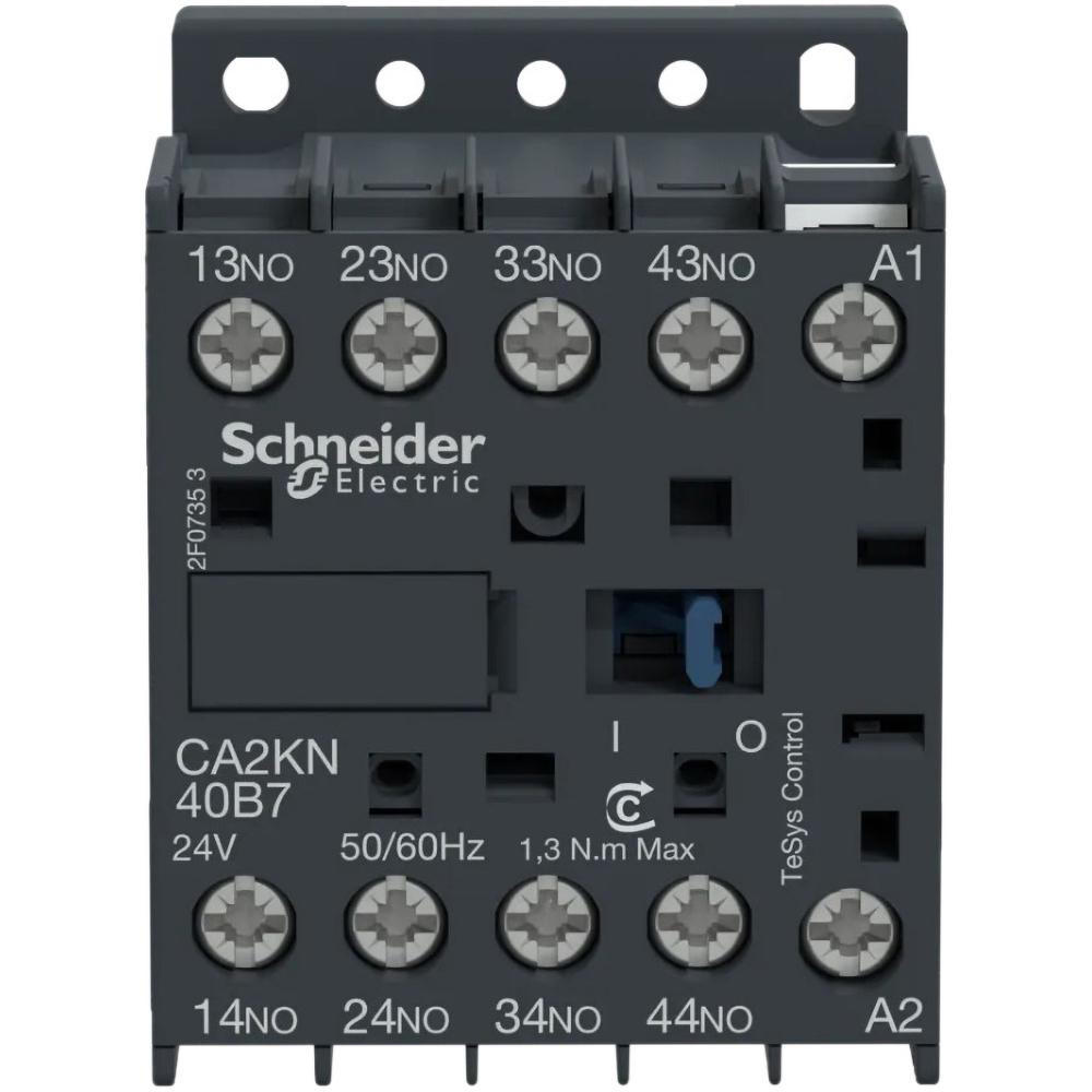Schneider Electric 4NO, 24 VAC at 50/60 Hz Control Relay - CA2KN40B7
