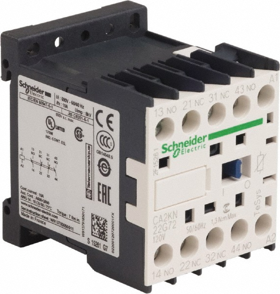 Schneider Electric 3NO/NC, 230 VAC at 50/60 Hz Control Relay - CA2KN31P7