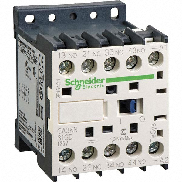 Schneider Electric 3NO/NC, 230 VAC at 50/60 Hz Control Relay - CA2KN31P7