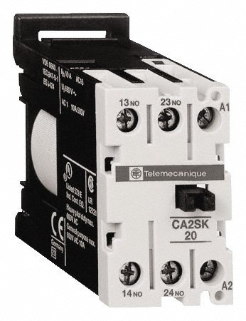 Schneider Electric 2NO, 220 VAC at 50/60 Hz Control Relay - CA2SK20M7