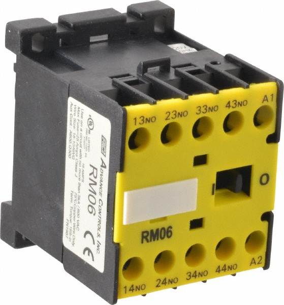 Eaton Cutler-Hammer 4 Pole, 4NO, 110/120 VAC Control Relay - XTRE10B40A