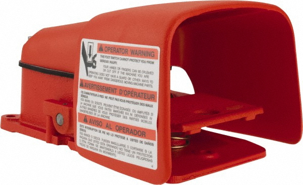 LINEMASTER® 1 Treadle, 20 Amp, 1-1/2 hp, Maintained (MA), SPDT, Electric Foot Switch - 642-DA